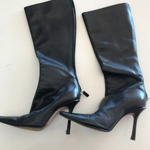 Jimmy Choo stiletto black boots , 36.5 , 6.5 US